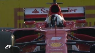 Vettel Wins 2017 Australian Grand Prix  Race Highlights [upl. by Drahcir]