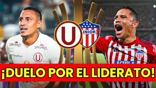 UNIVERSITARIO ANTE JUNIOR POR EL LIDERATO COPA LIBERTADORES  LOZANO RESPALDÓ A ‘CHEMO’ DEL SOLAR [upl. by Gord189]