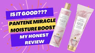 Pantene Miracle Moisture Boost Shampoo  Conditioner  My Honest Review [upl. by Liu756]