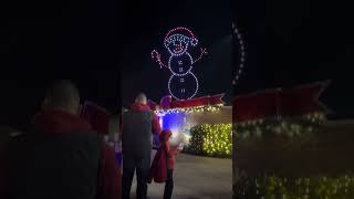 ✅Viral Mansfield TX Christmas Light Show by Drone in 2024 [upl. by Kiona]