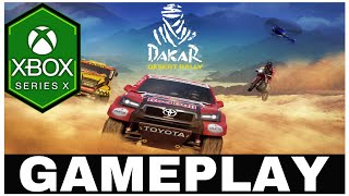 Dakar Desert Rally  Xbox Series X Gameplay  First Look [upl. by Adnaval]