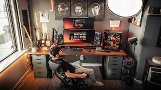 The Dream Desk Setup  Home Workspace amp Gaming Desk 2022 [upl. by Esilegna]