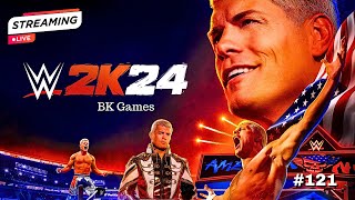 Wwe 2K24 LIVE Stream Gameplay wwe2k24 gameplay livegaming livestreaming shorts 121 [upl. by Alletsirhc255]