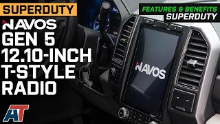 20172022 Ford SuperDuty Navos Gen 5 1210Inch TStyle Radio Feature amp Benefits [upl. by Onimod395]