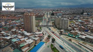 VOLANDO EN DRONE 4K  AMPLIACION AV CIUDAD DE CALI  TRAMO AV VILLAVICENCIO AV GUAYACANES [upl. by Rizas322]