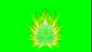 DBZ Super Saiyan Aura Green Screen Effect CREDIT TO JMKREBS30 [upl. by Nerrual]