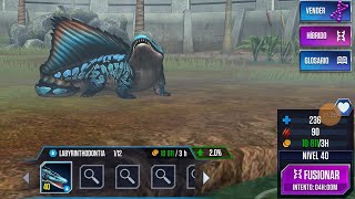 Jurassic world the game NEW MAX LABYRINTHODONTIA [upl. by Nancee]