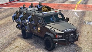 GTA 5  SEND IN THE SWAT TEAM LSPDFR Cops Patrol Episode 159 LENCO BEARCAT Mod [upl. by Opportuna]