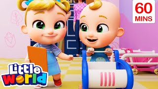 Supermarket  More Kids Songs amp Nursery Rhymes by Little World [upl. by Gans894]