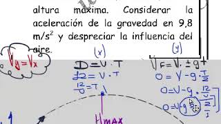 MOVIMIENTO PARABÓLICO  FÍSICA EJERCICIOS BÁSICOS [upl. by Okkin]