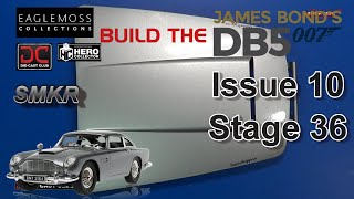 Build the Goldfinger Aston Martin DB5 Issue 10 Stage 36  Hood Hinge and Support Rod [upl. by Barfuss]