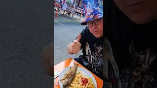 Backfisch ohne Gräten mit Pommes von Biergarten Beim Bauriedel Margetshöchheim testet Justus König [upl. by Asiruam]