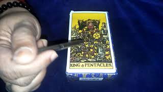 King of pentacles Minor arcana card description in hindi हिंदी में सीखें टैरो कार्ड💰 💰 [upl. by Lang]