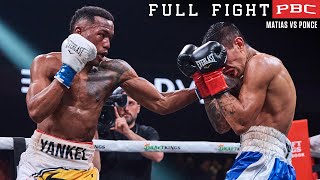 Matias vs Ponce FULL FIGHT February 25 2023  PBC on Showtime [upl. by Aimehs]