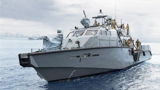 Powerful US Mark VI Patrol Boat in Action [upl. by Eenafit753]