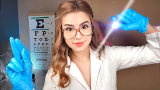 ASMR Eye Exam FAST and AGGRESSIVE 👓 UNPREDICTABLE Light Triggers ASMR for SLEEP CHAOTIC ⚡️ [upl. by Paule449]