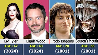 The Lord of the Rings Cast💍 Then and Now 2001 vs 2024 🧙‍♂️ [upl. by Karen705]