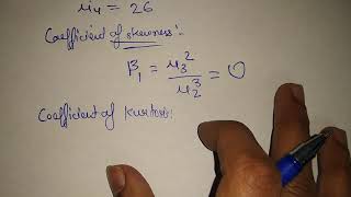 Important questions on skewness and kurtosis IAktu Btech Maths [upl. by Oster]