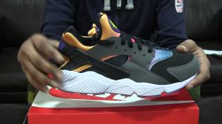 Nike Air Huarache  Rainbow Neoprene  sunset pack [upl. by Airbmak]