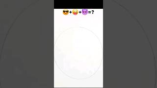 😎😜😈  emoji mixing challenge easypeesyart ytshort shorts tutorial emoji [upl. by Anyk158]