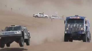 Rally Dakar 2010  Robby Gordon vs Vladimir Chagin [upl. by Konstantin]