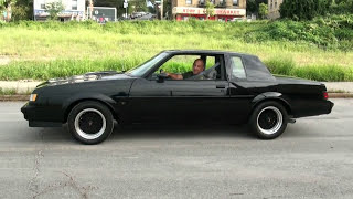 1987 Buick Regal Grand National TType WE4 Turbo Burn Out [upl. by Akisey931]