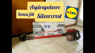 ASPIRAPOLVERE PORTATILE RICARICABILE 22V  LIDL  RECENSIONE  SILVERCREST  ST07 A 6S [upl. by Boyes235]