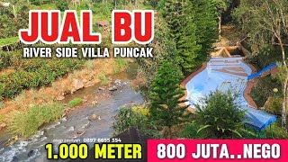 VILLA PUNCAK JUAL BU  1000 METER cuma 800 juta NEGO  Belakang Kota Bunga Puncak [upl. by Filipe]