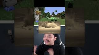 REACT MEME MINECRAFT LUCU INDONESIA 209 shorts [upl. by Auhsoj]