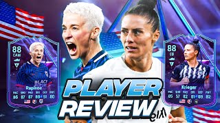 88 END OF AN ERA RAPINOE amp KRIEGER SBC PLAYER REVIEW EOAE PREMIUM SBC  EAFC 24 ULTIMATE TEAM [upl. by Clerk]