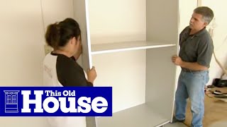 How to Install a Garage Storage System  This Old House [upl. by Manbahs]