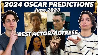 2024 Oscar Predictions  Actor  Actress  June 2023 [upl. by Tyoh]