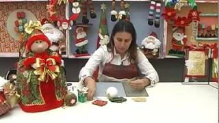 CRIANDO IDEIAS  BOLA DE NATAL [upl. by Leatrice]