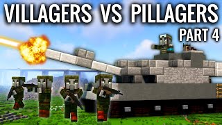 Extreme VILLAGERS vs PILLAGERS in Minecraft Mob Battle [upl. by Idou804]