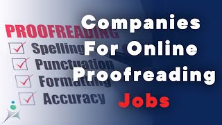 Proofreading Jobs  Proofreading Jobs Online No Experience [upl. by Esinehc997]