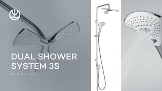 KLUDI FIZZ Dual Shower System 3S 6709305 00 [upl. by Lydie]