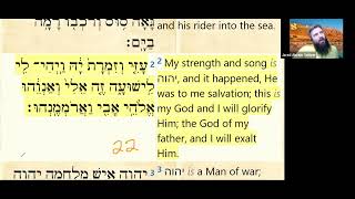 BeShalach  Torah Portion Hebrew Study [upl. by Miharba]