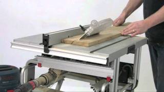 Bosch GTS 10J table saw [upl. by Paxton]