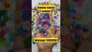 Brooches materialampkit available broochbroochhandmadebroochesclasstirunelveli1millionviews [upl. by Jackson]