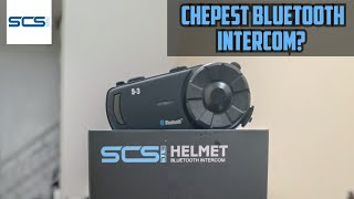 UNBOXING SCS S3 BLUETOOTH HELMET INTERCOM  Coy Motovlog [upl. by Ahsenid]