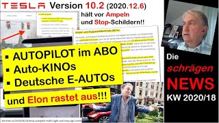 ELON rastet aus AUTOPILOT im Abo AutoKINO DE EAutos Wo7 NEWS KW182020  DampfDrachede [upl. by Ybbil]