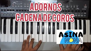 CADENA DE COROS  Adornos  TUTORIAL PIANO  TipsTrucos [upl. by Desimone]