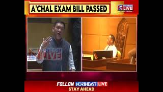 Arunachal Assembly Passes Key Examination Bill 2024 To Curb Unfair Practices In Recruitment Exams [upl. by Etnoled]