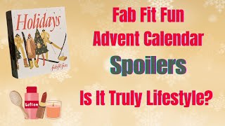 Fab Fit Fun Advent Calendar Spoilers Ive Been Waiting For This One [upl. by Jolanta]