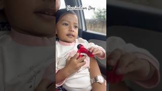 Divyanshi’s Vaccination Day shortsytshortsindiaindiashortvideo [upl. by Adlesirk695]