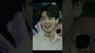 Jungkook 2013 VS 2024 photos 💜💜jungkook btsarmygirl youtubeshorts [upl. by Aryajay]