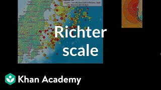 Richter scale  Logarithms  Algebra II  Khan Academy [upl. by Felix29]