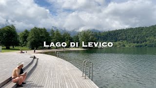 WALKING Levico Terme Italy  Peaceful Morning Walk to Lake Levico [upl. by Ayinat]