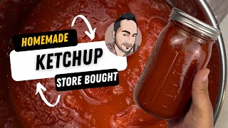 Homemade Ketchup Is it better then store bought madefromscratch [upl. by Bakeman238]