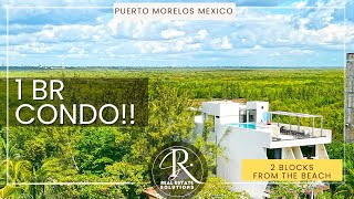 Puerto Morelos Real Estate tour Condo for Sale [upl. by Aliwt]